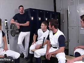 (Johnny Rapid) Shoots His Load While Object Writing Penetrated In An Orgy To His Coach (Andrew Stark) - Forebears Public