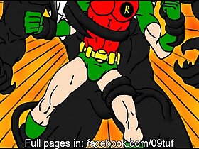 Vitriol VS ROBIN HOMO-EROTIC COMIC(PREVIEW)