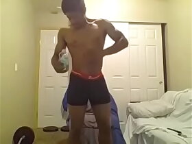 oiling up getting all flashing