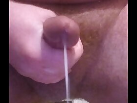 Thick Bottom Asian twink busts a albatross added to shows ass